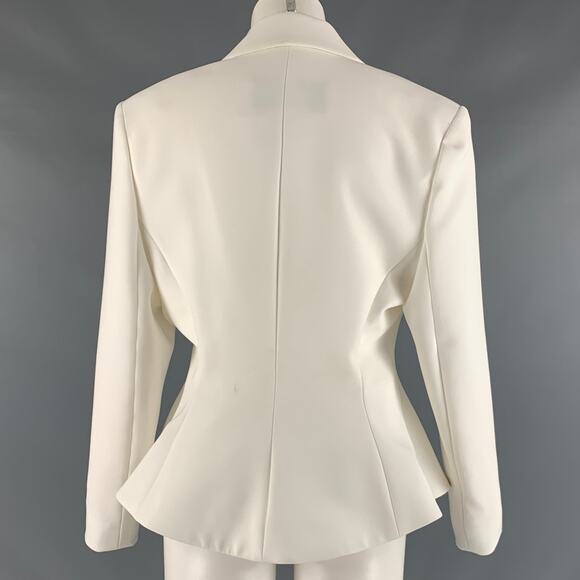 ALEXANDER VAUTHIER Size 10 White Off White Blazer - Picture 3 of 7